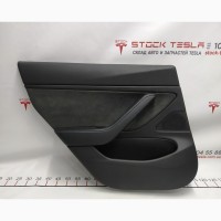 Карта двери задней левой в сборе с блоком рег. стеклопод. PREM BLACK Tesla