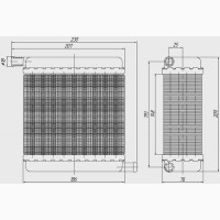 Радиатор отопителя печка МТЗ 41.035-1013010