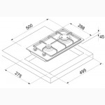 Варочная панель газовая Domino FREGGIA HB320B