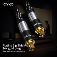 Цифровий оптичний аудіокабель CYKO Toslink SPDIF hifi