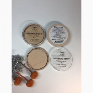 Компактна пудра для обличчя Eva Cosmetics Mineral Matte Powder No22 нова Н1389