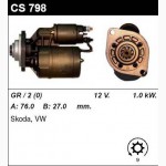 Стартер Skoda, VW/ Felicia, Favorit, Caddy 1.3-1.6