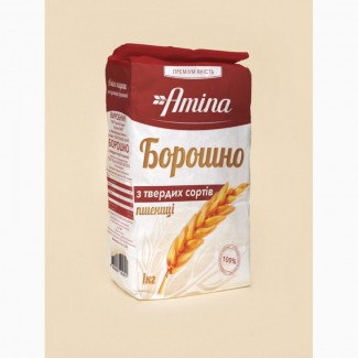 Продам муку из твердых cортов пшеницы (100% Durum). ТМ Амина