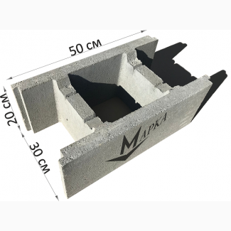 Бетонный Блок Несъемной Опалубки 500х200х300 мм