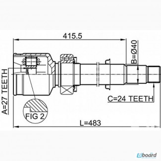 0111-GSV40RH Новое Приводной вал Toyota Avalon 2008 год