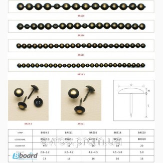 Гвоздевая лента, гвозди декоративные, гвоздевой молдинг Киев оптом и в розницу