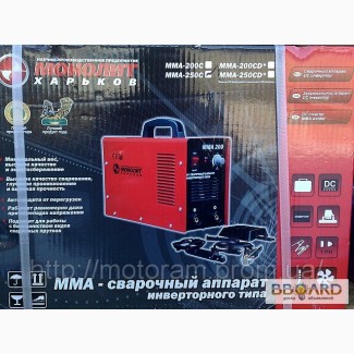 Инверторный сварочный аппарат MMA-250C Монолит (Харьков)