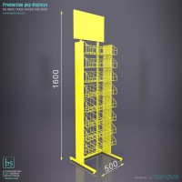 Торговые стойки с корзинами