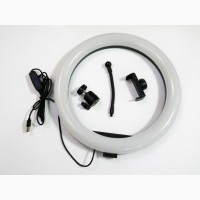 Кольцевая LED лампа S31 33см 1 крепл.тел USB