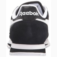 Кроссовки Reebok CL Leather Ripple Low Black White Черные мужские