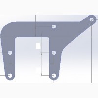 Кронштейн компрессора кондиционера МТЗ Толщина 12 мм. (двигатель Д243, Д245)