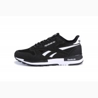 Кроссовки Reebok Classic Black White черные мужские