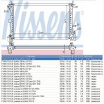 Радиатор Ford Focus 1, 8 TDCi