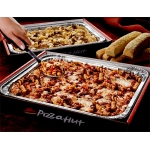 Упаковка,пищевые контейнеры из плотной алюминиевой фольги, тарелки для пиццы из картона.
