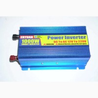 Преобразователь (инвертор) 12V-220V 1000W Blue