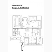 Аренда видового VIP офиса 126м2 по ул.Дмитриевская. Без комиссии