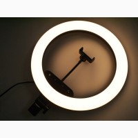 Кольцевая LED лампа AL-360 36см 220V 1 крепл.тел + пульт