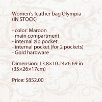 Продам женскую кожаную сумка Olympia