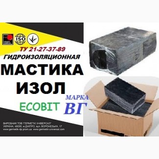 Мастика ИЗОЛ Ecobit марка ВГ ТУ 21-27-37-89 битумная