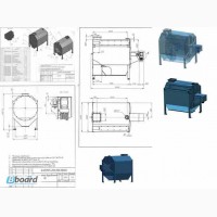 Продаю комплект чертежей на барабанный скальператор производ. 200 т./ч