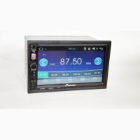 2din автомагнитола Pioneer 8702 GPS, 4Ядра, 1/16Gb, Adnroid (короткая база)