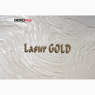 Декоративная краска DEКOMIX Lasur Gold с золотым отблеском