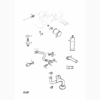 GM 94322597, Маслозабірник Опель Астра F, X17DT, Isuzu оригінал
