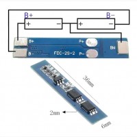 BMS 2S 3A Контроллер заряда разряда Li-ion батарей