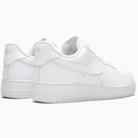 Кроссовки Nike Air Force One AF1 White Белые кожа женские