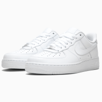 Кроссовки Nike Air Force One AF1 White Белые кожа женские