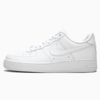 Кроссовки Nike Air Force One AF1 White Белые кожа женские