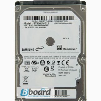 Винчестер HDD SATA 500 GB от ноутбука