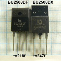 Транзисторы BU2508 BU4508 BUH315 BUT18 BUX48 MJ15022G MPSA42 ST1803DFX TIP3055 TT2140