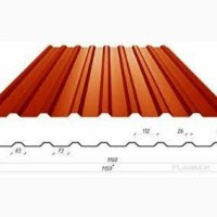 Не дорого в г. Киеве, профнастил ПС20, купить, цена профнастила ПС18