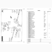 Каталог запчастей КЛААС МЕГА 370 - CLAAS MEGA 370 на русском языке в виде книги