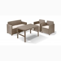 Садовая мебель Allibert Chicago Set With Wicker Lyon