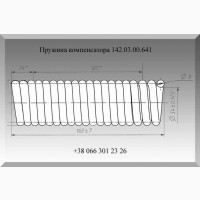 Пружина компенсатора 142.03.00.641