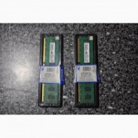 ОЗУ 4 GB Kingston DDR 3 одним лотом 2 планки по 2 GB НОВАЯ